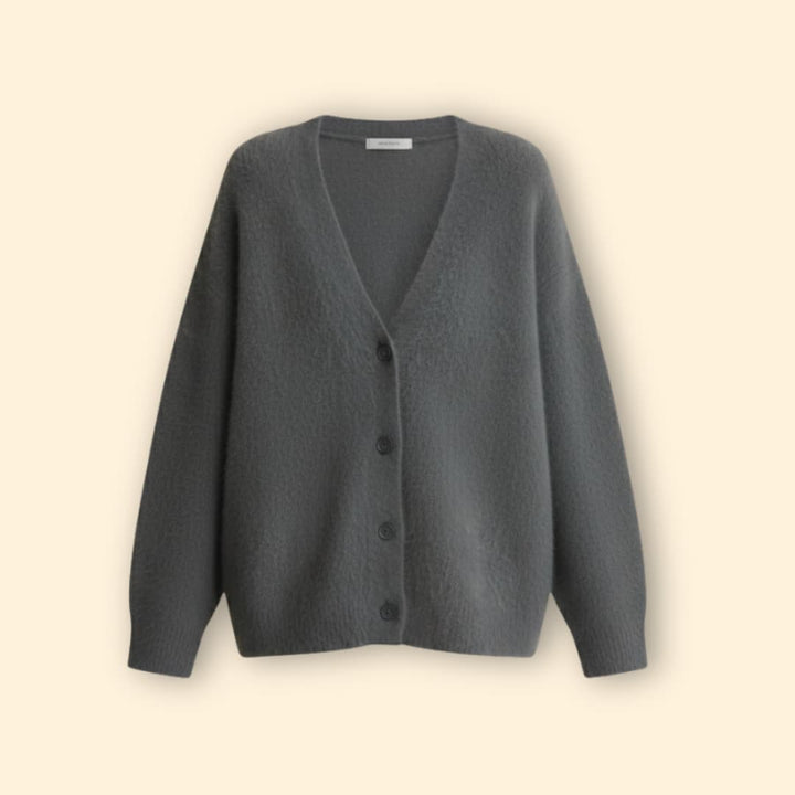 Women’s Cardigan with V-Neck Button Front