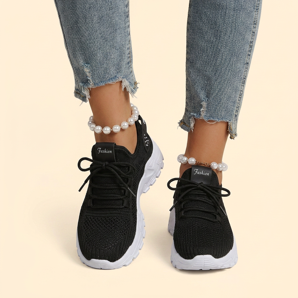 Women's Orthopedic Sneakers with Mesh
