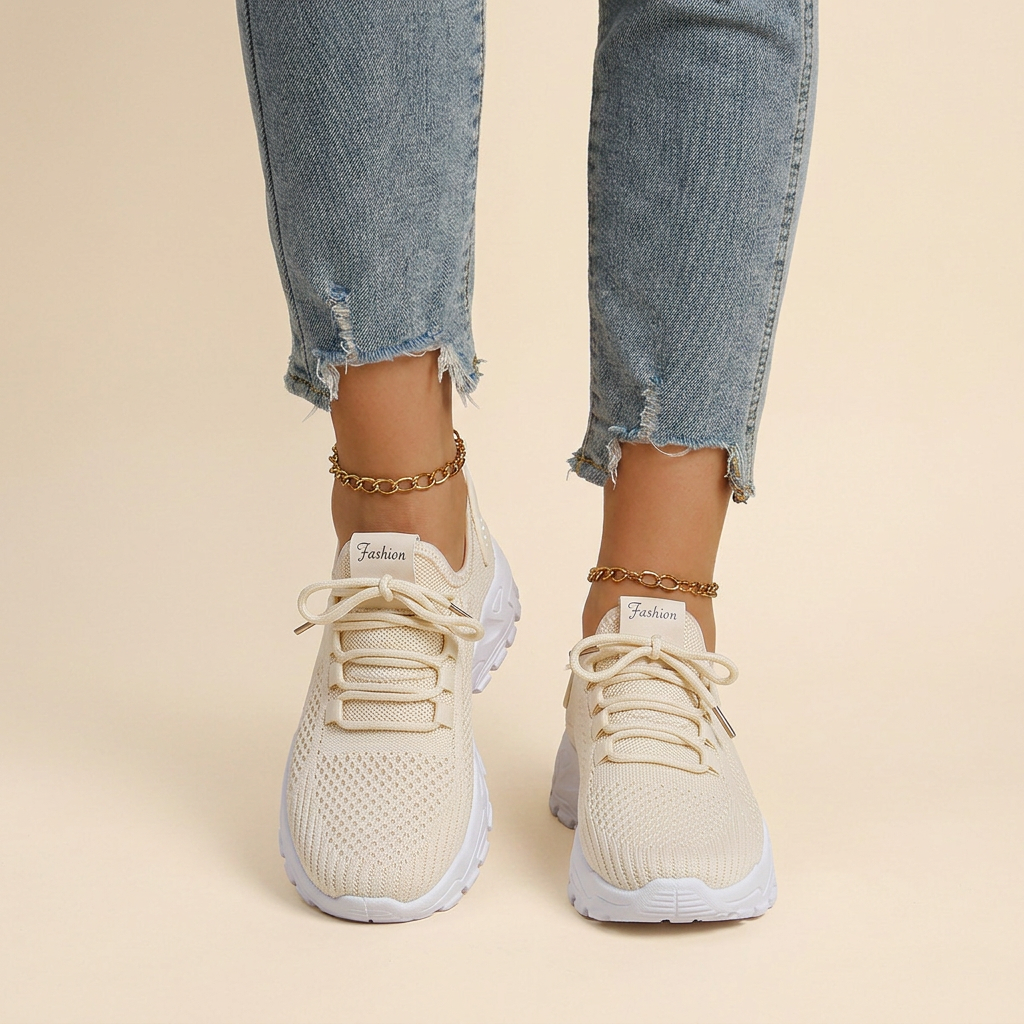 Women's Orthopedic Sneakers with Mesh
