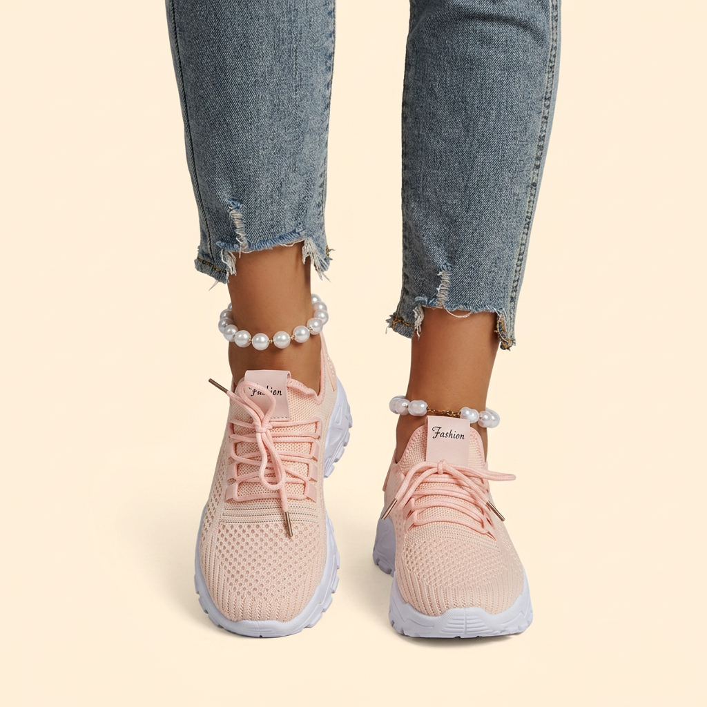 Women's Orthopedic Sneakers with Mesh