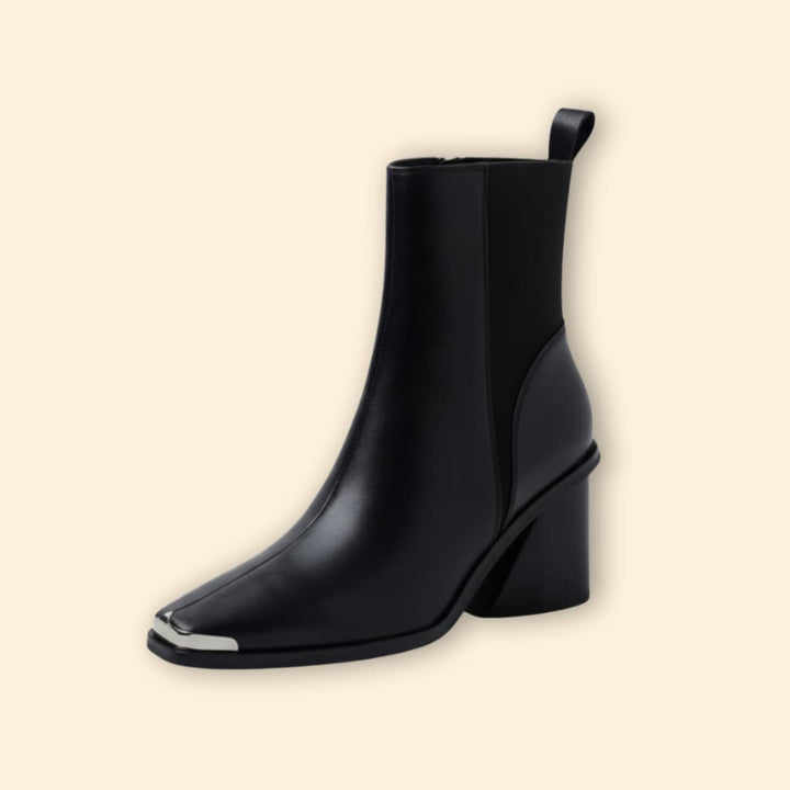 Women’s Ankle Boot with Block Heel Design