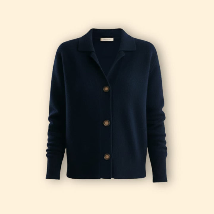 Women’s Cardigan with Structured Longline Design