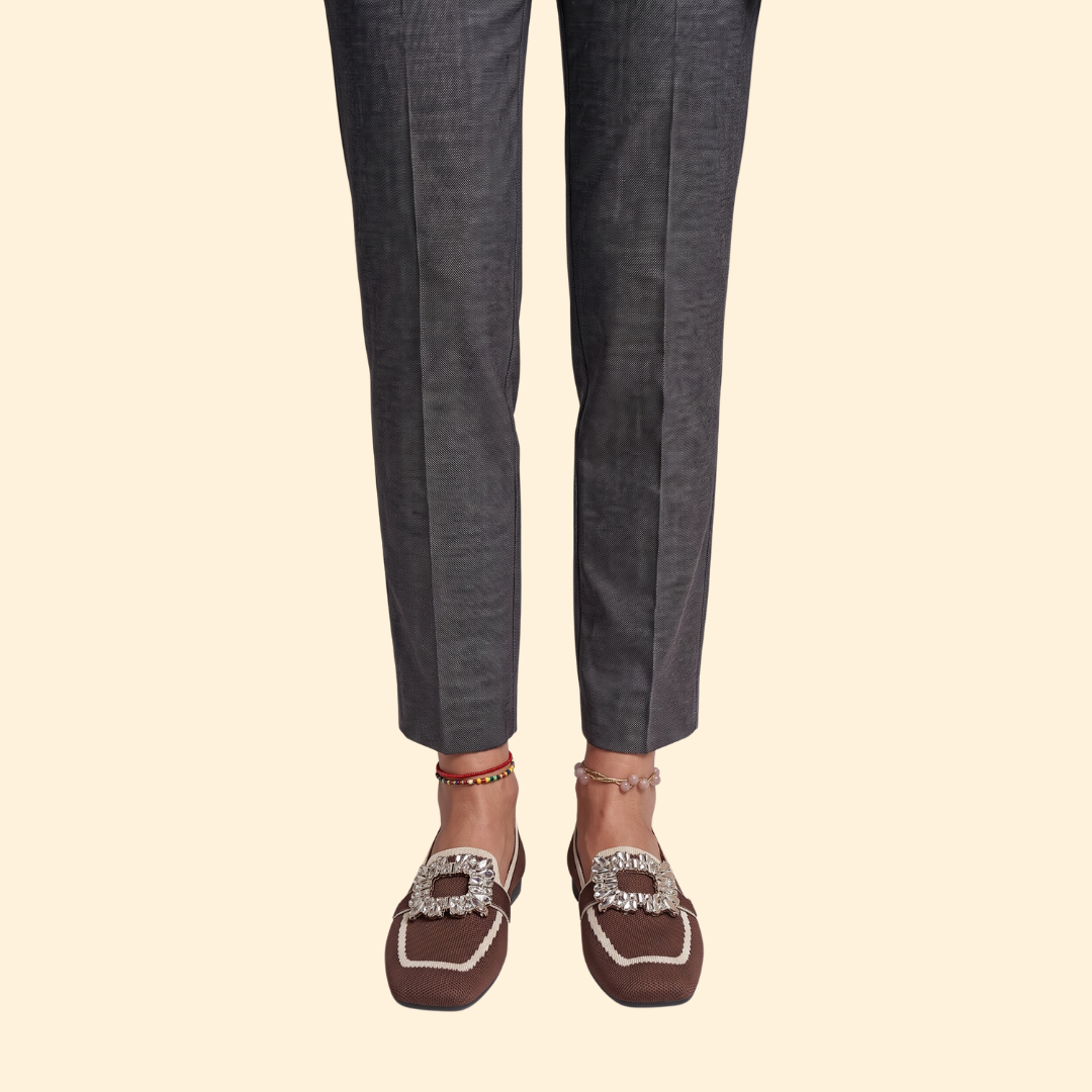 Women Orthopedic Loafers Cushioned Knit Buckle Comfort Walk