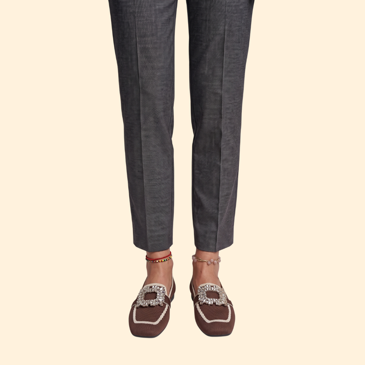 Women Orthopedic Loafers Cushioned Knit Buckle Comfort Walk