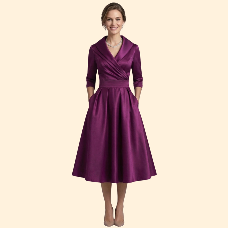 Women’s A-Line Dress with Side Pockets