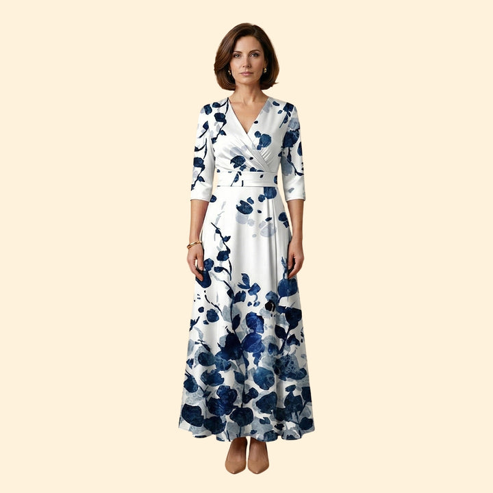 Women’s A-Line Dress with Tied Waistband