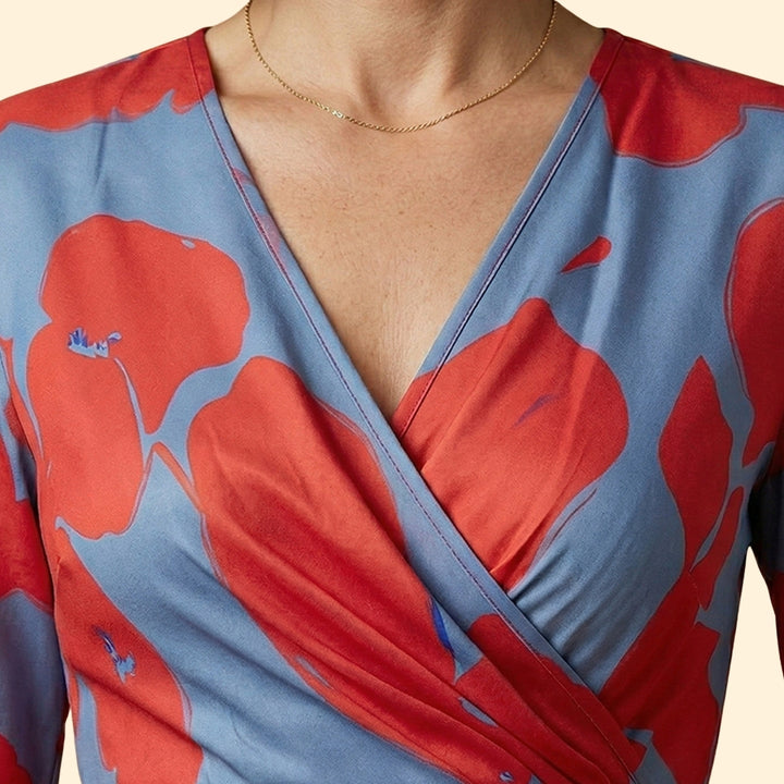 Women’s A-Line Dress with Tied Waistband