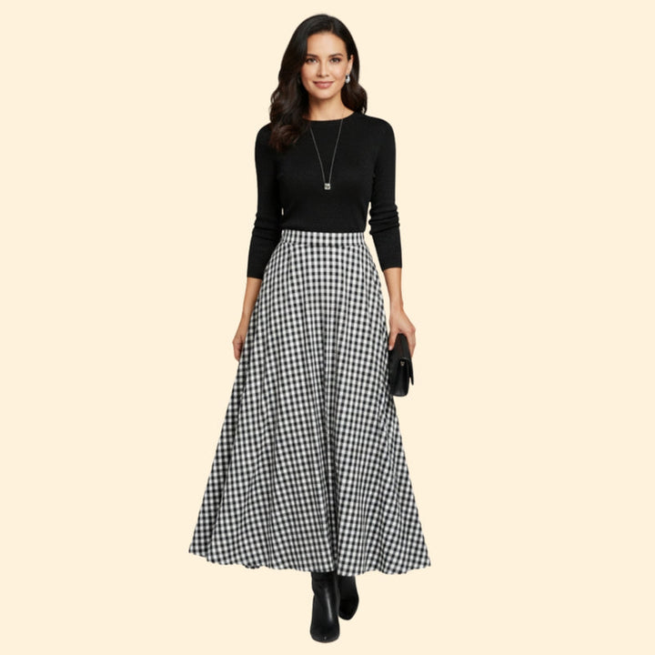 Women’s A-Line Skirt with Side Pockets