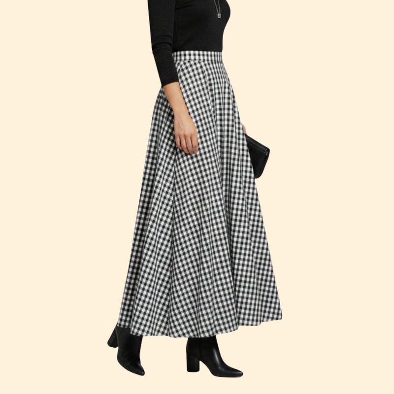 Women’s A-Line Skirt with Side Pockets