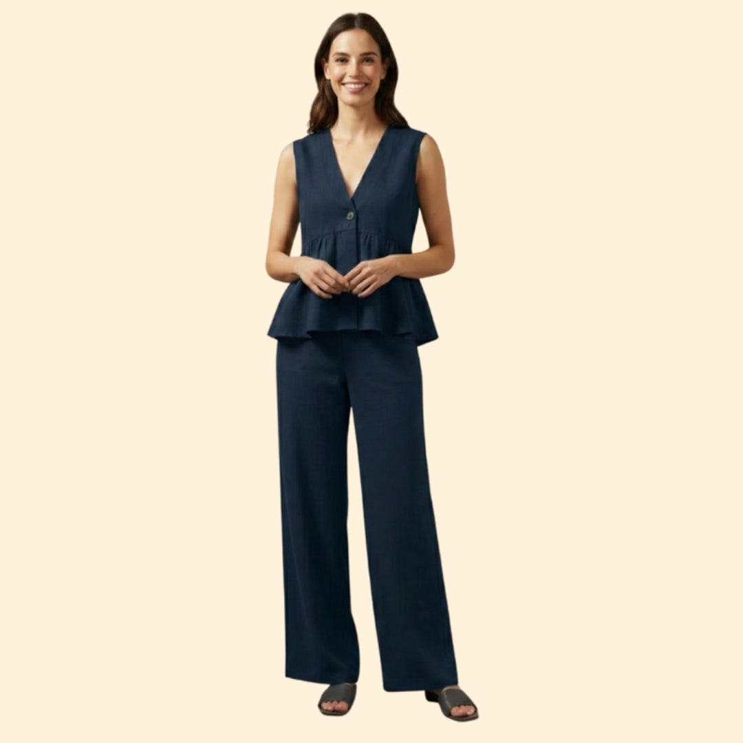 Women’s A-Line Top and Trousers Set