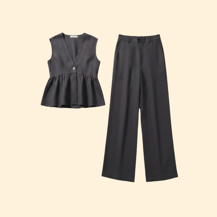 Women’s A-Line Top and Trousers Set