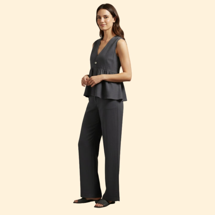 Women’s A-Line Top and Trousers Set