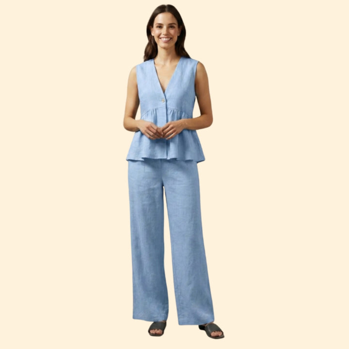 Women’s A-Line Top and Trousers Set