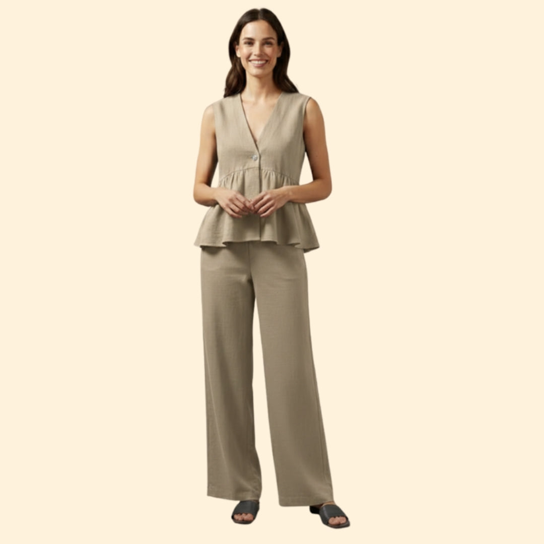 Women’s A-Line Top and Trousers Set