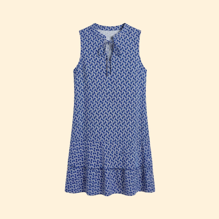 Women's Abstract Print Sleeveless Dress