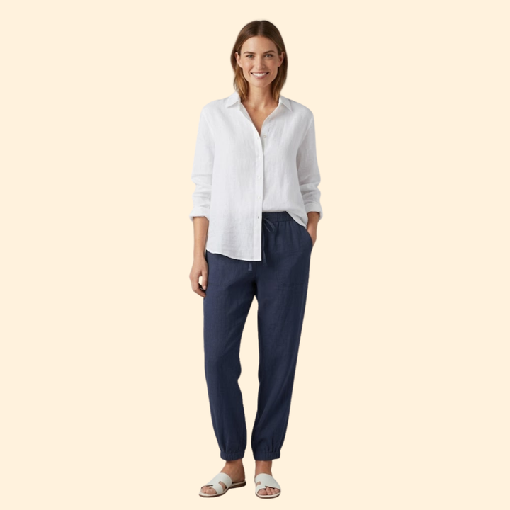 Women’s Airy Pants with Drawstring Waist