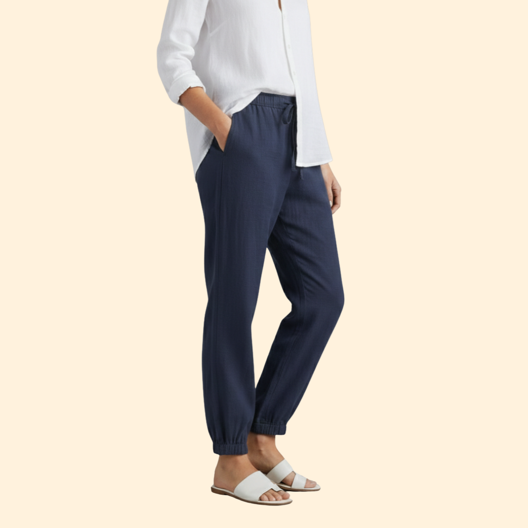 Women’s Airy Pants with Drawstring Waist