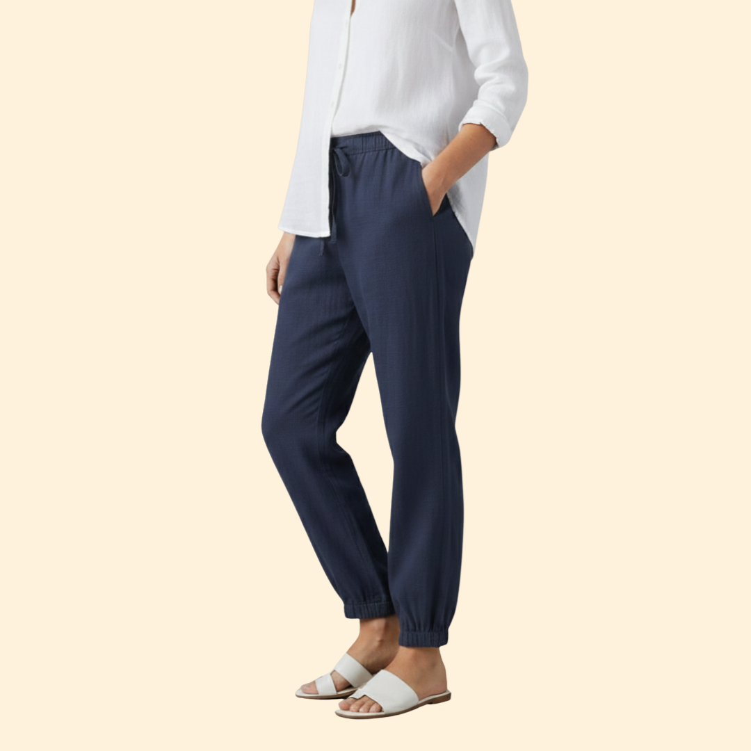 Women’s Airy Pants with Drawstring Waist