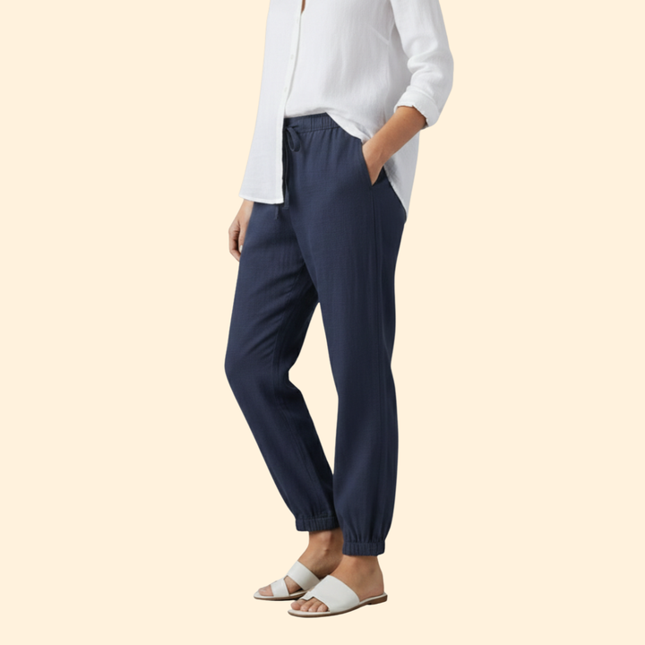 Women’s Airy Pants with Drawstring Waist