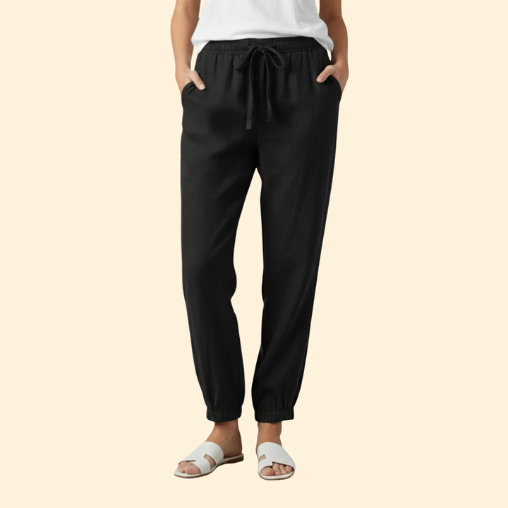 Women’s Airy Pants with Drawstring Waist