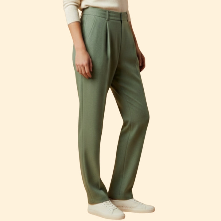 Women's Airy Summer Trousers with Side Pockets