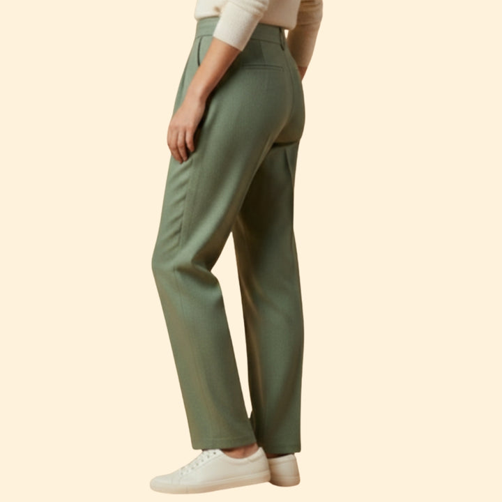 Women's Airy Summer Trousers with Side Pockets