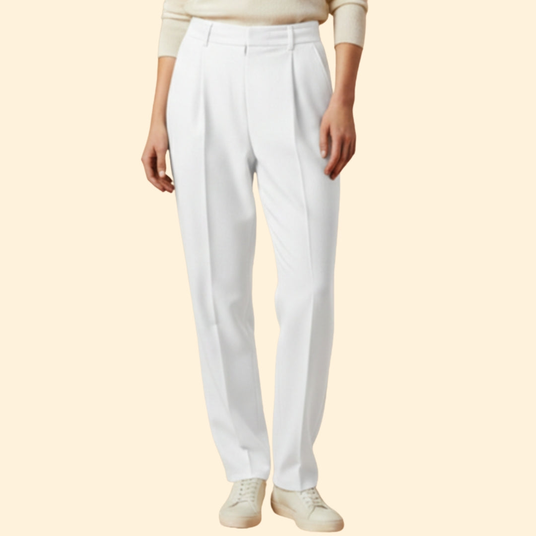 Women's Airy Summer Trousers with Side Pockets