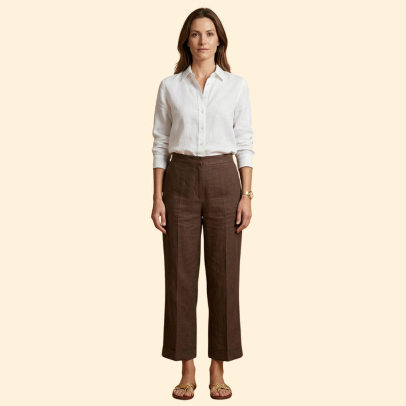 Women’s Ankle Pants with Side Pockets