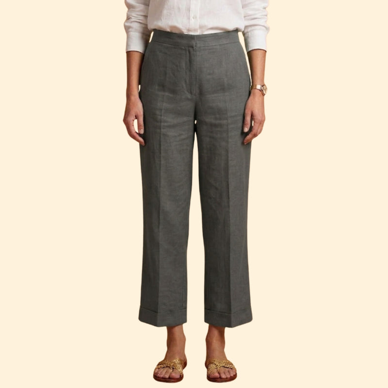 Women’s Ankle Pants with Side Pockets