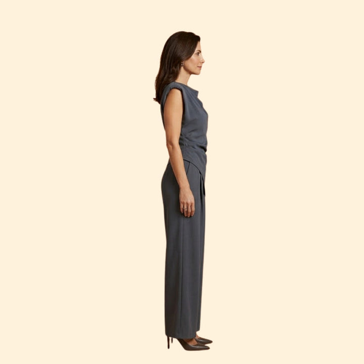 Women’s Stylish Jumpsuit with Wide Leg Fit