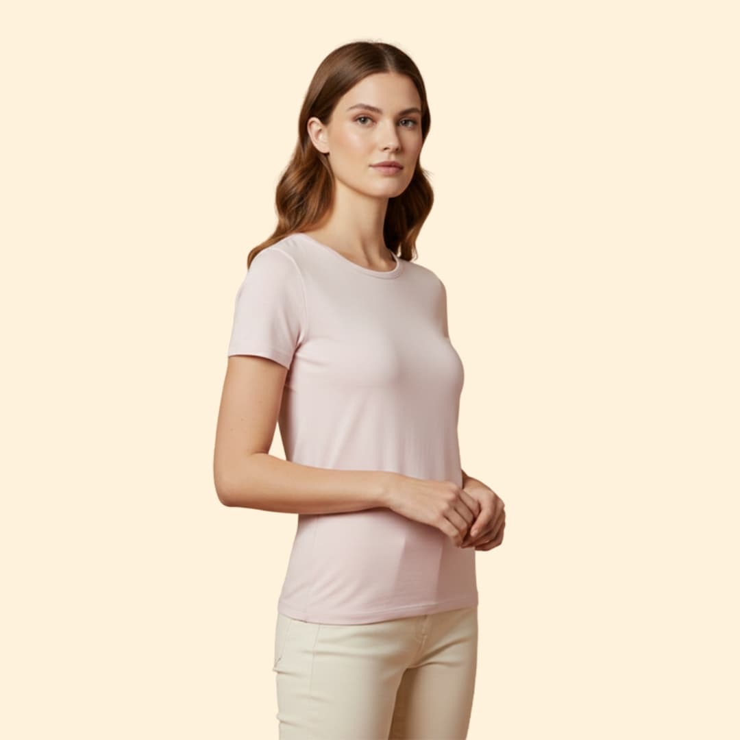 Women’s Basic T-Shirt with Fitted Shape