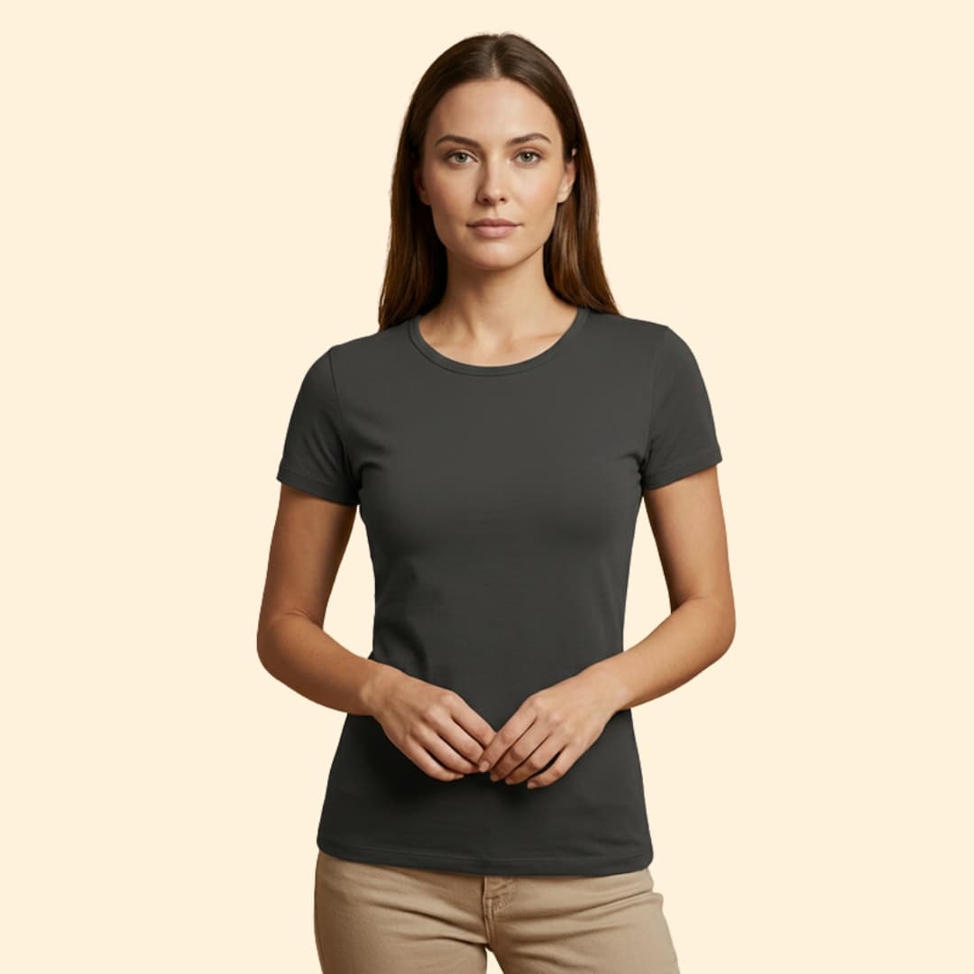 Women’s Basic T-Shirt with Fitted Shape
