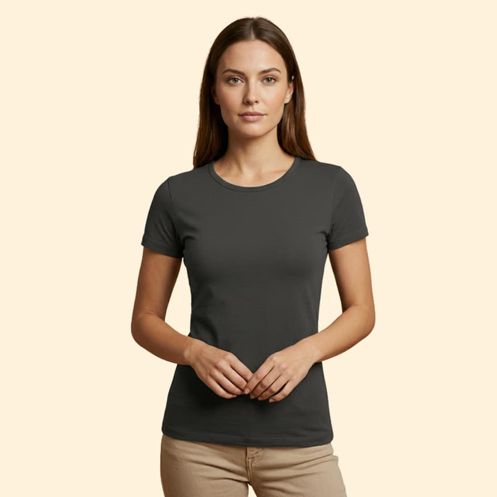 Women’s Basic T-Shirt with Fitted Shape