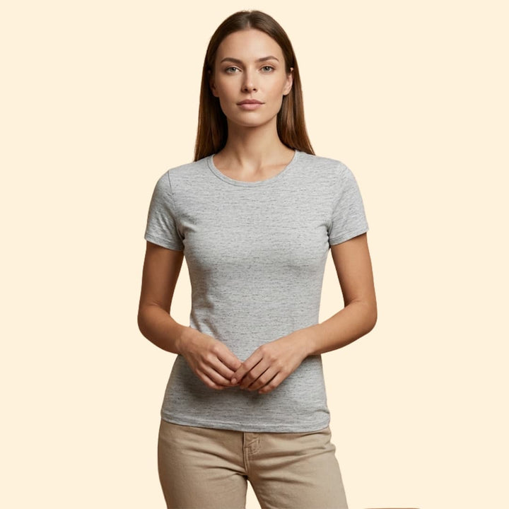 Women’s Basic T-Shirt with Fitted Shape