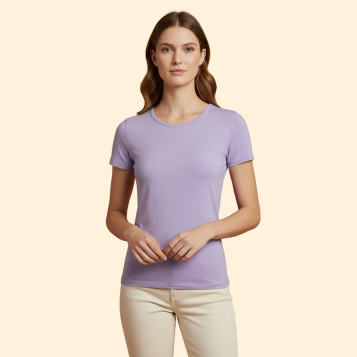 Women’s Basic T-Shirt with Fitted Shape