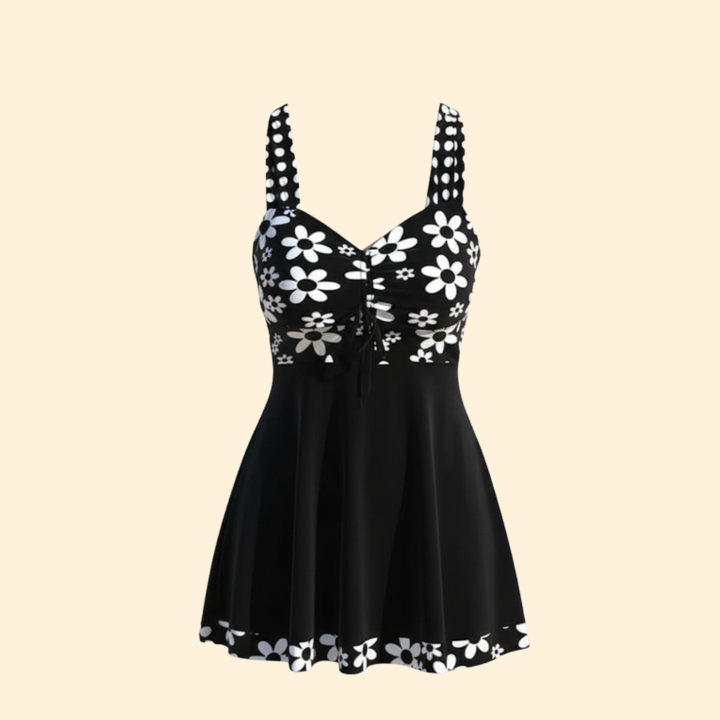 Women’s Beach Dress with Floral Design
