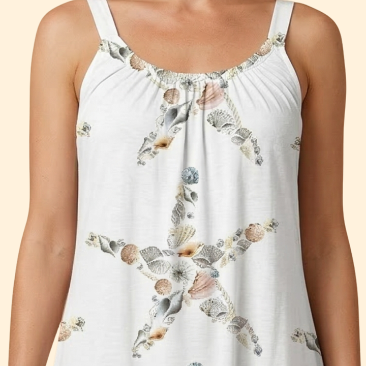 Women’s Beach Dress with Sleeveless Straps