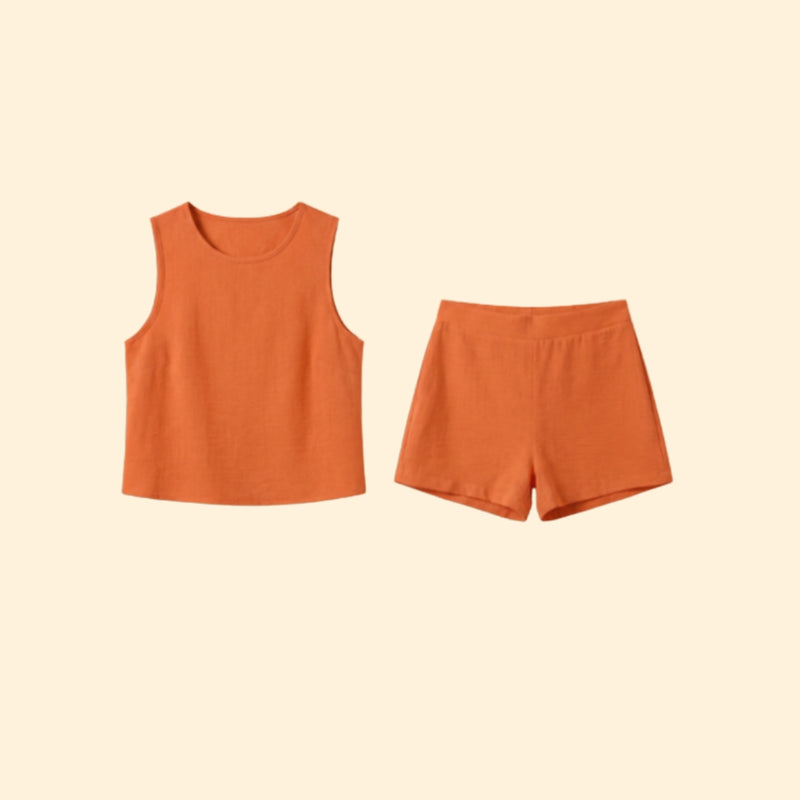 Women’s Beach Outfit with Elastic Waistband