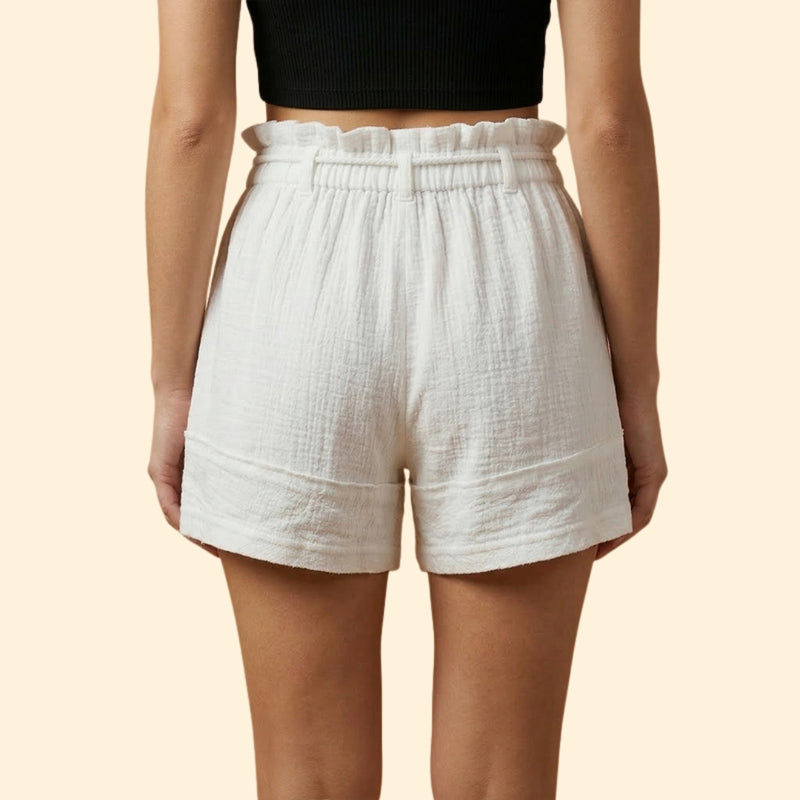 Women’s Beach Shorts with Drawstring Detail