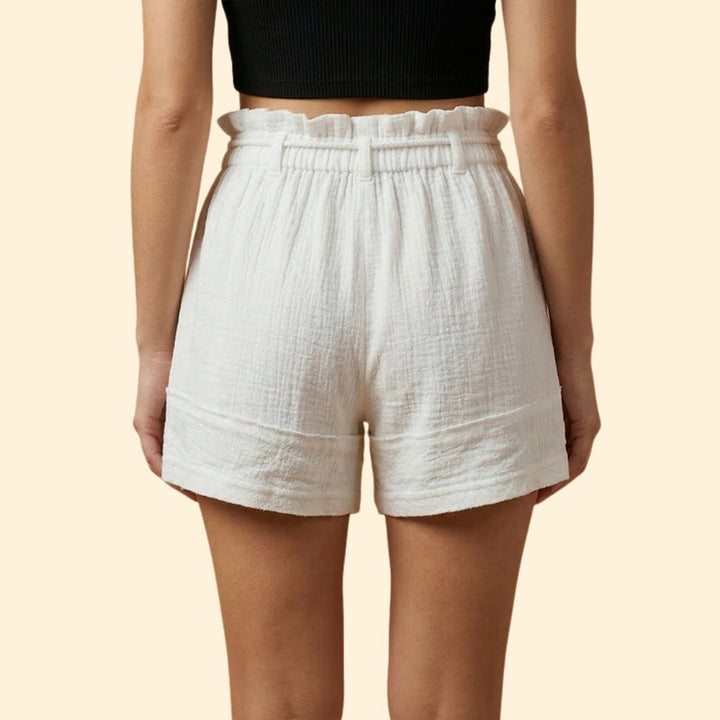 Women’s Beach Shorts with Drawstring Detail