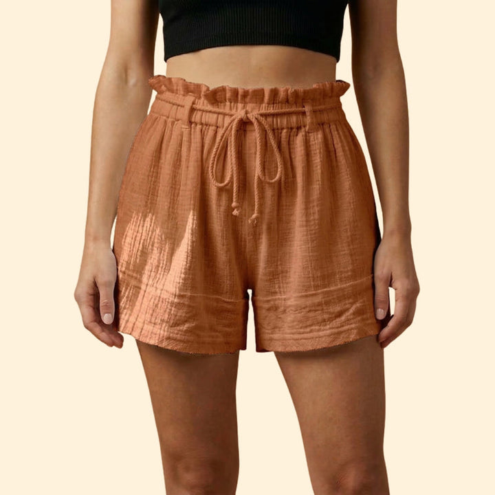 Women’s Beach Shorts with Drawstring Detail