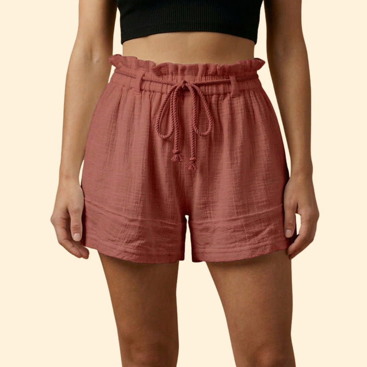 Women’s Beach Shorts with Drawstring Detail