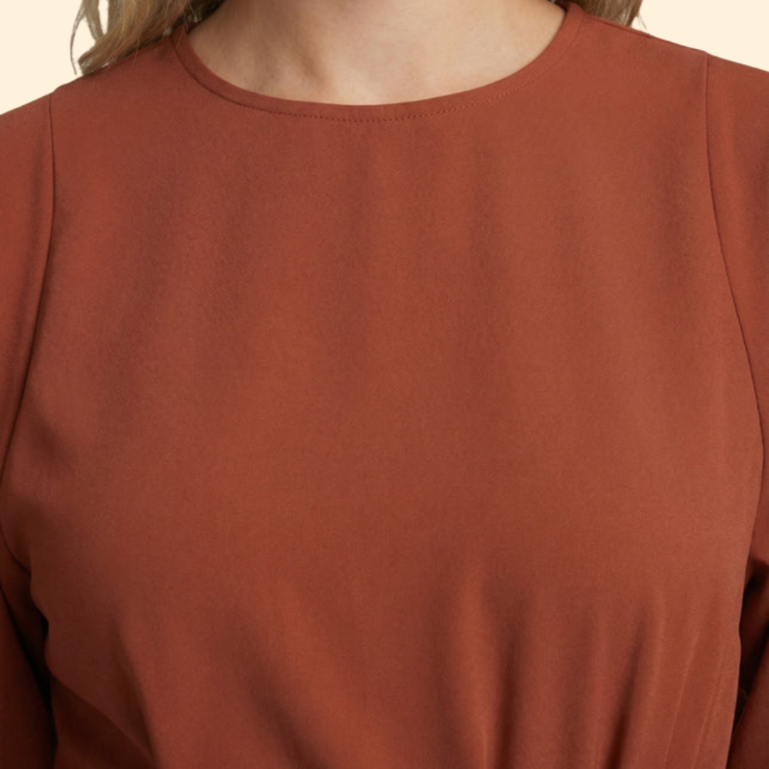 Women's Belted Elegant Dress