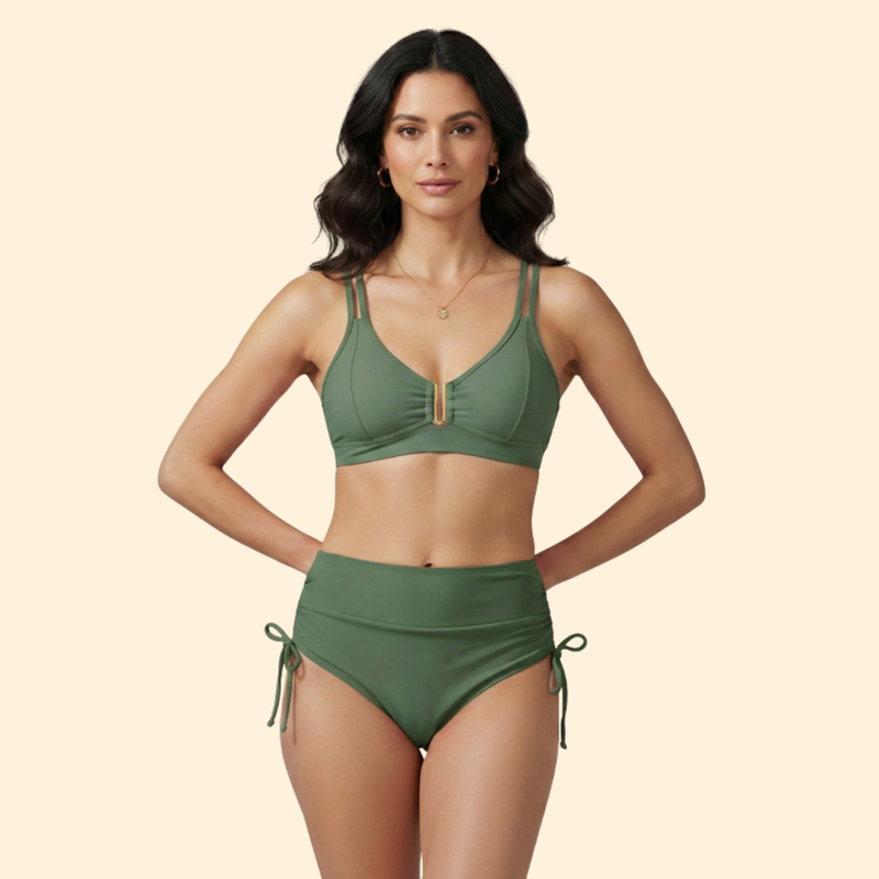 Women’s Bikini Set with Adjustable Waist