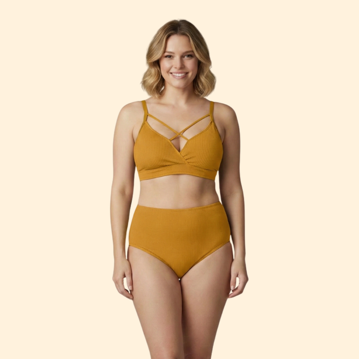 Women’s Bikini Set with Crisscross Straps