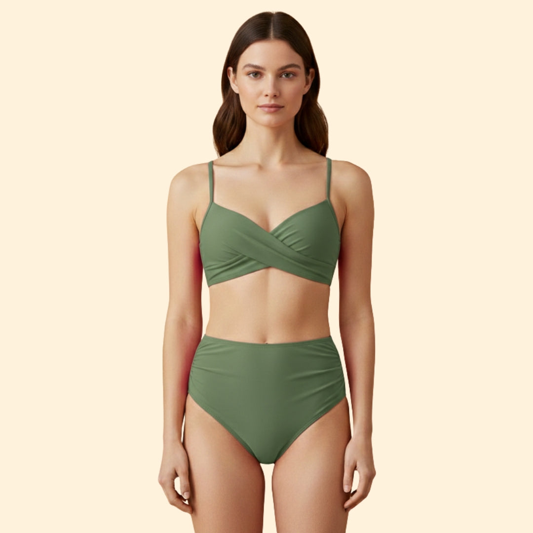 Women's Bikini Set with Flattering Waistband