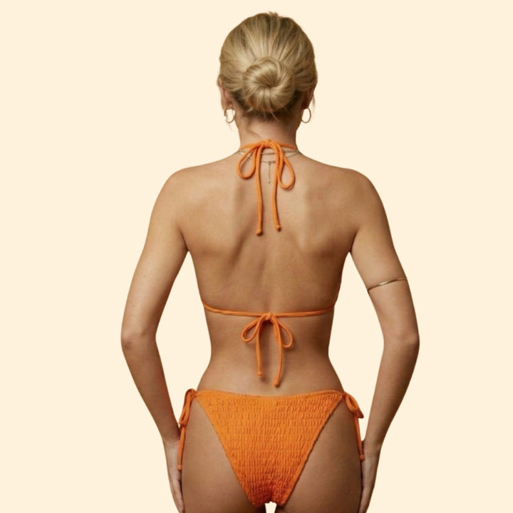 Women’s Bikini Set with Halter Neck Design