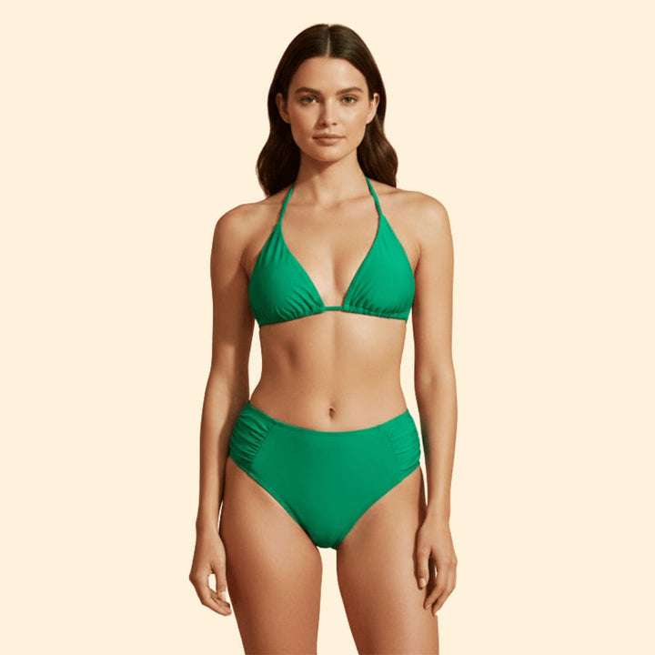 Women’s Bikini Set with Tie-Back Design