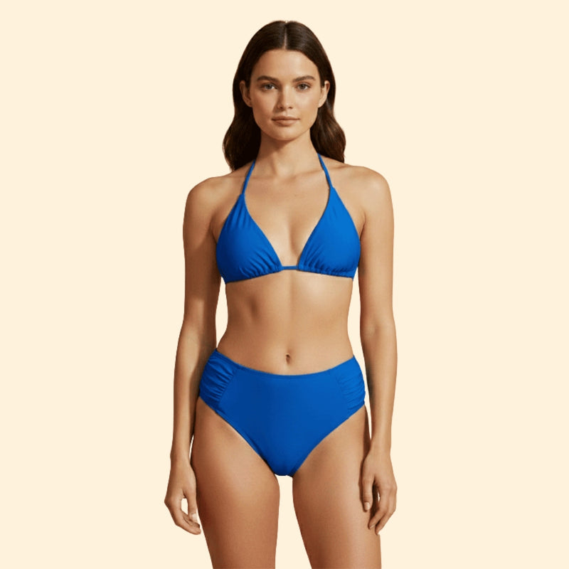 Women’s Bikini Set with Tie-Back Design