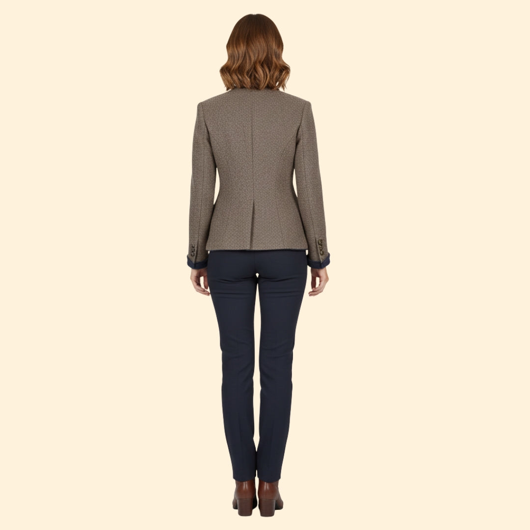 Women’s Blazer Jacket with Stand Collar
